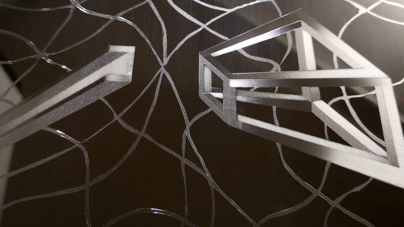 Artistry in Metal Finishing Shimmering metal surface polished to perfection.