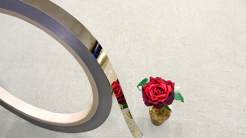 Excellence in Metal Polishing by Tokyo Stainless Grinding Exceptional polished metal surface reflecting Tokyo Stainless Grinding's expertise.